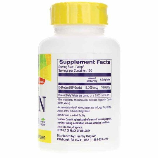 Biotin 5000 Mcg High Potency, HLO